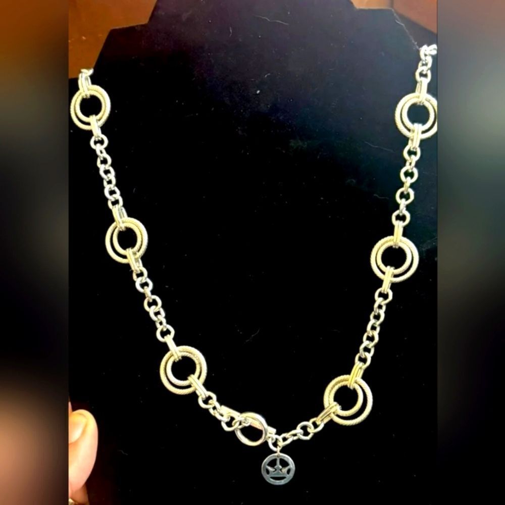 Crown trifari Necklace Silver